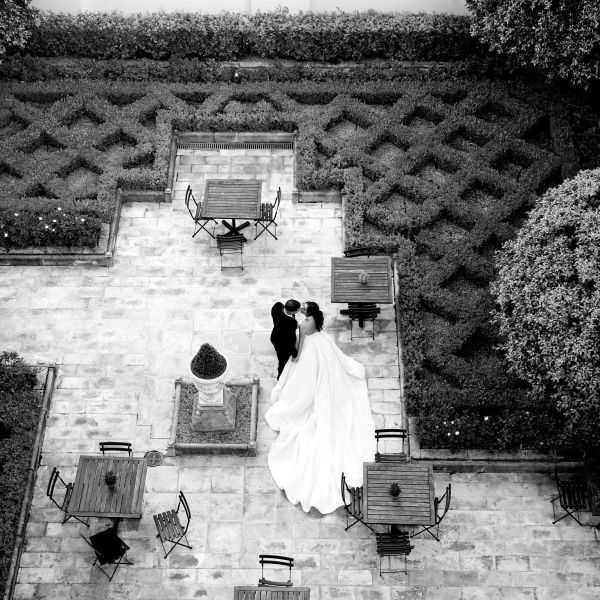Intimate Courtyard Wedding